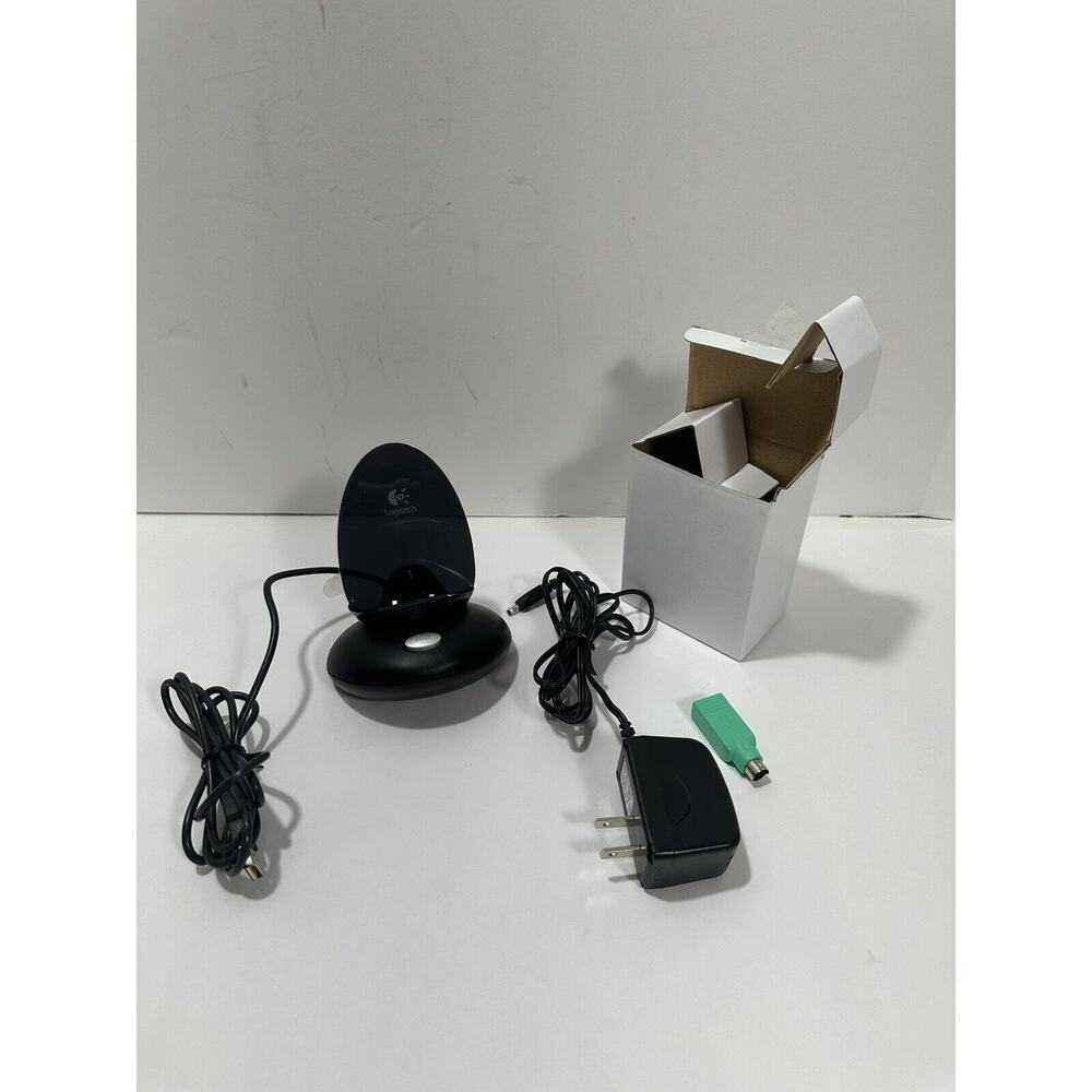 Logitech‎ Laser Mouse USB Receiver Charger Dock C-BN34 + Charger + Extras New